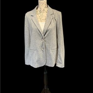 Rafaella Light Gray Women's Suit Jacket XL